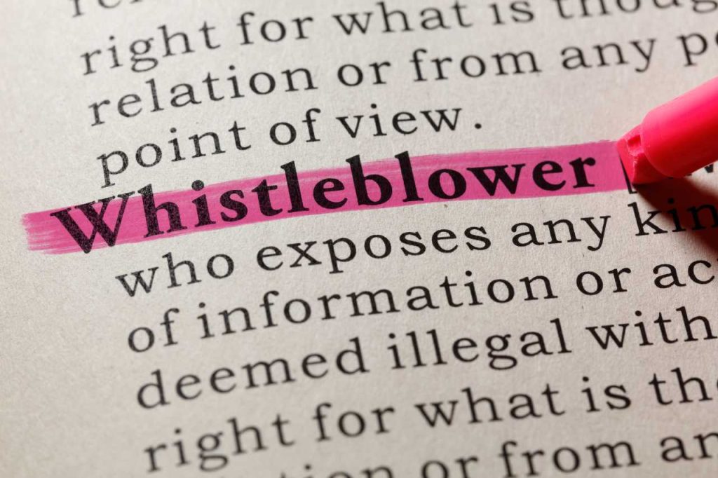 Whistleblowing