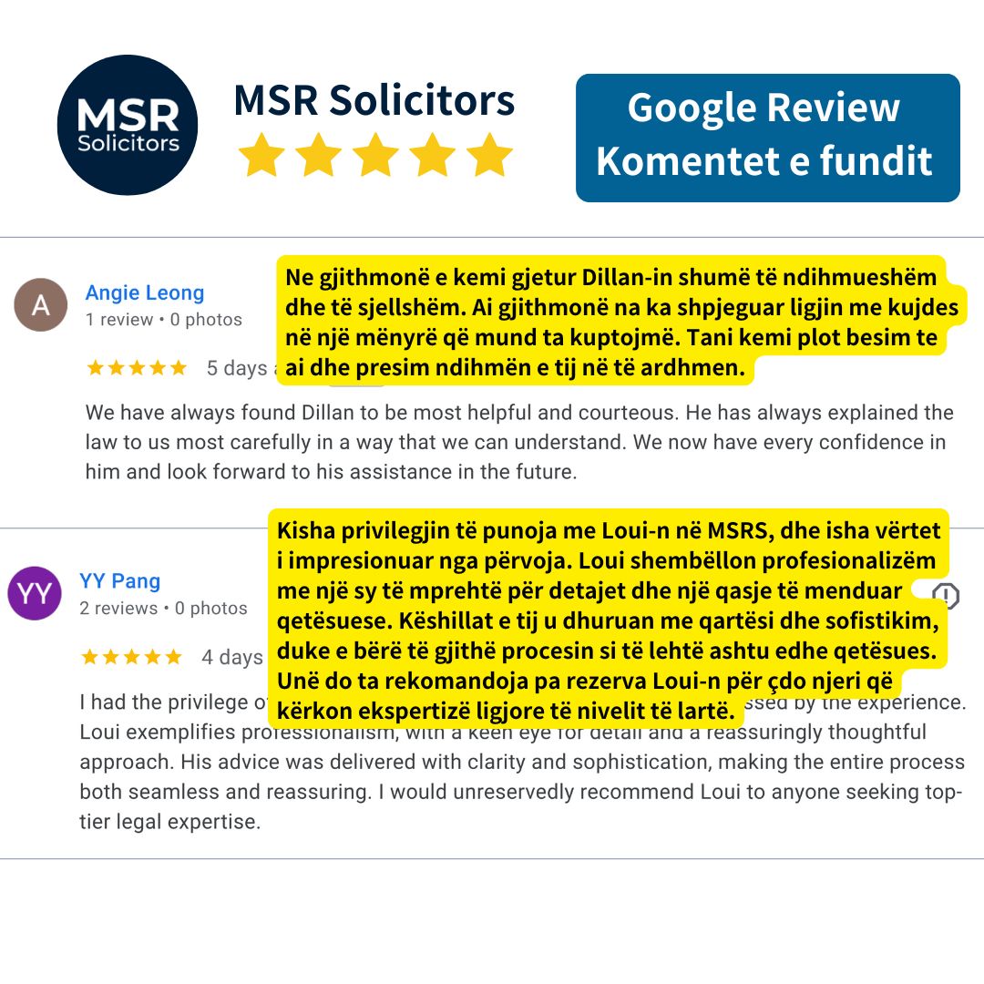 Google Review Albanian 1